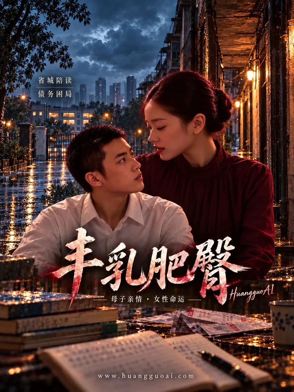 热门短剧海报：青春校园与命运交织