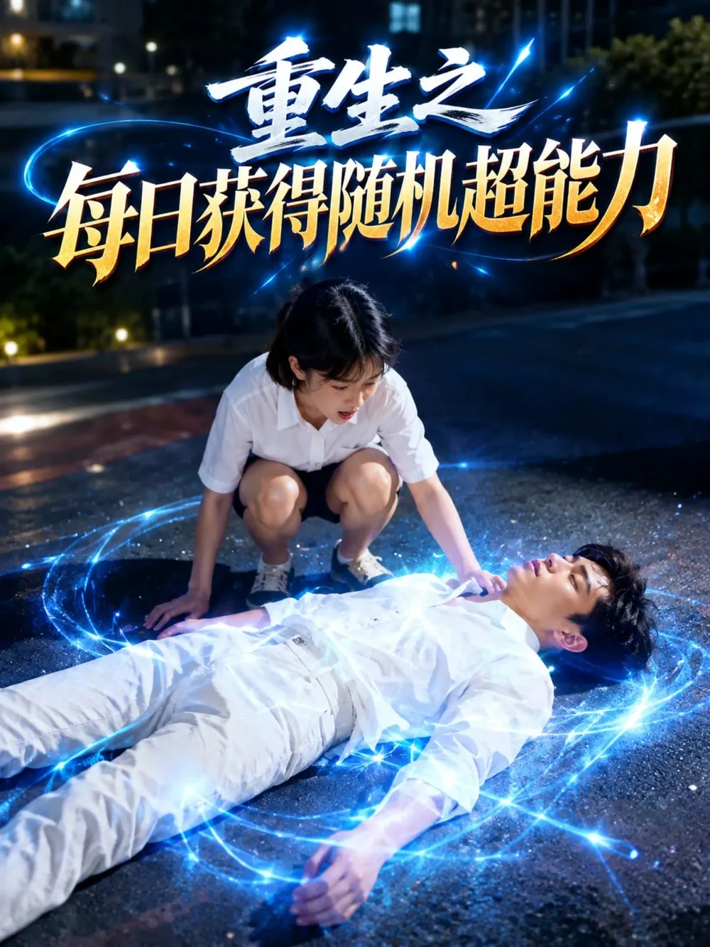 奇幻短剧海报：重生与超能力题材